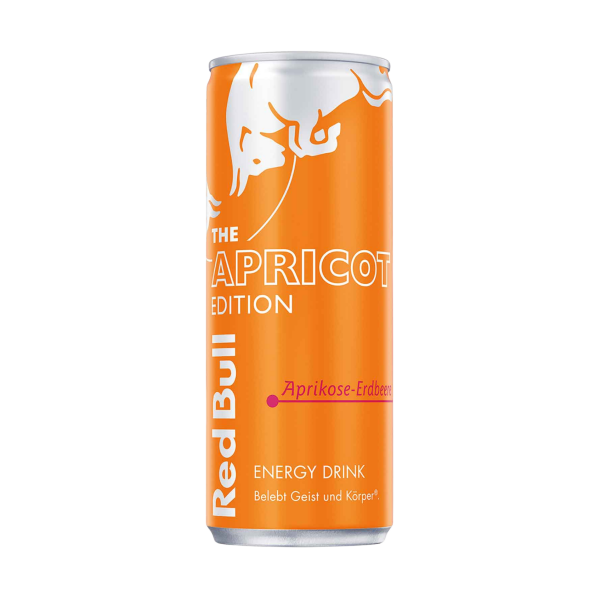 Red Bull Energy Drink Apricot Edition Aprikose Erdbeere 0,25l