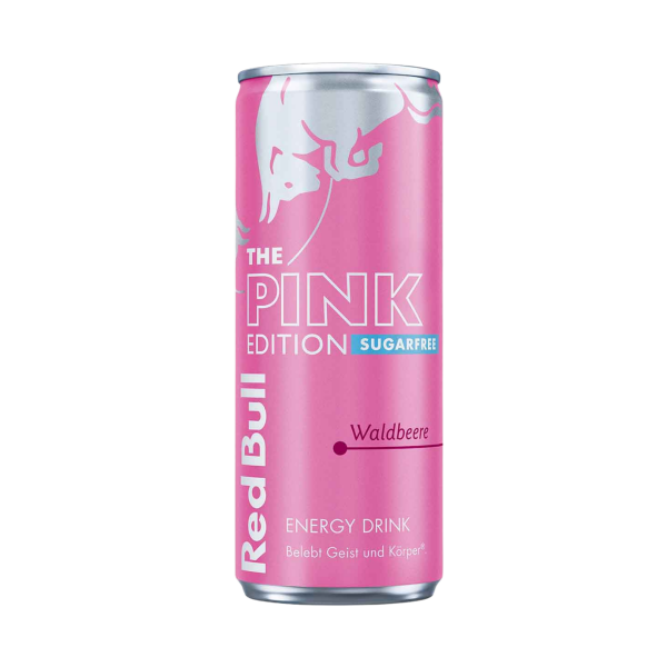 Red Bull Energy Drink Pink Edition Waldbeere Zuckerfrei 0,25l