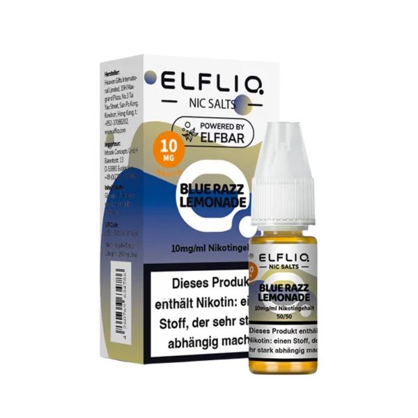 ELFBAR Elfliq - Blue Razz Lemonade 10mg Nikotin