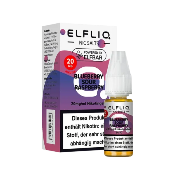 ELFBAR Elfliq - Blueberry Sour Raspberry 20mg Nikotin