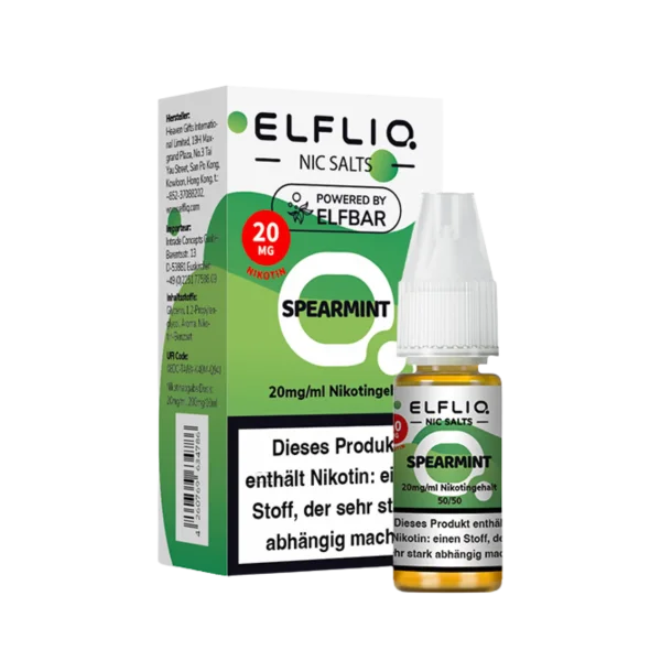 ELFBAR Elfliq - Spearmint 20mg Nikotin