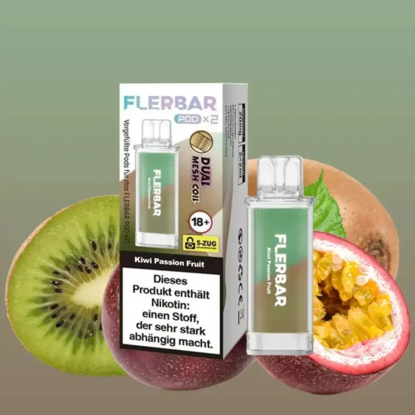 Flerbar Pods - Kiwi Passion Fruit