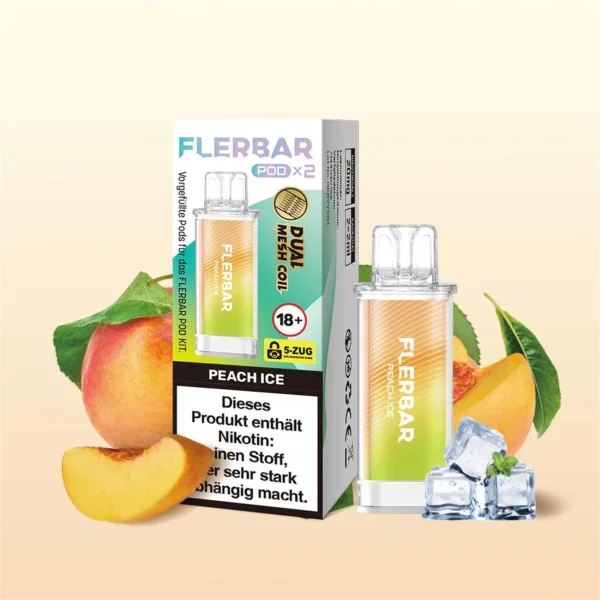 Flerbar Pods - Peach Ice