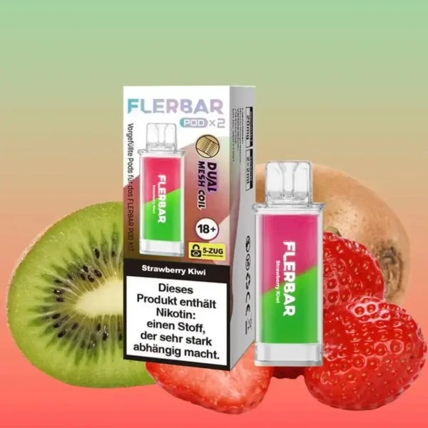 Flerbar Pods - Strawberry Kiwi