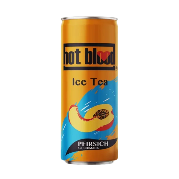 Hot Blood Ice Tea Pfirsich 0,33l