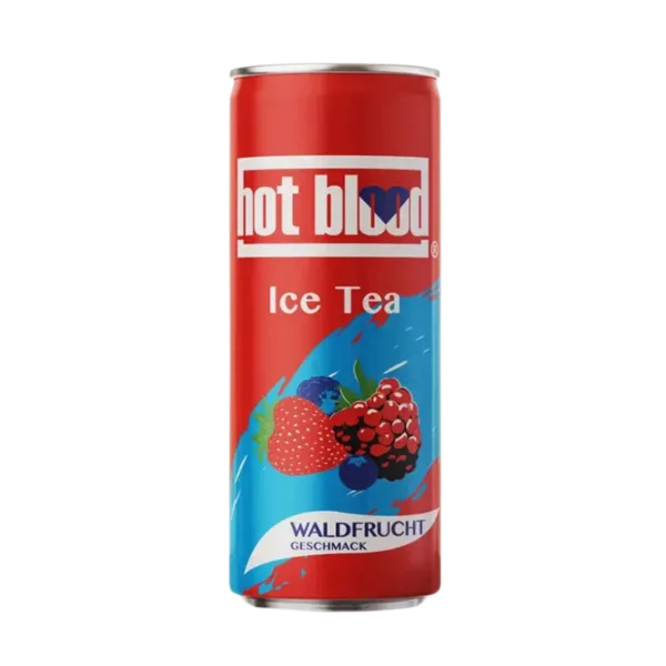Hot Blood Ice Tea Waldfrucht 0,33l