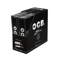 OCB Premium Black Long Slim - 32 Blatt