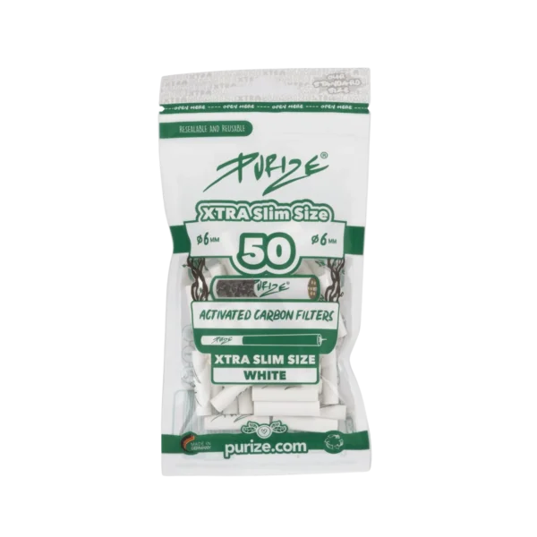 PURIZE Xtra Slim 6mm White - 50er Pack