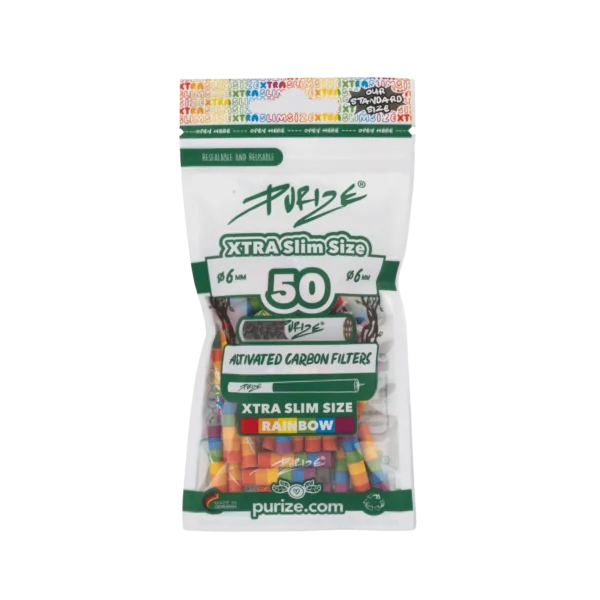 PURIZE Xtra Slim 6mm Rainbow - 50er Pack