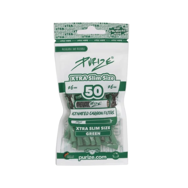 PURIZE Xtra Slim 6mm Green - 50er Pack