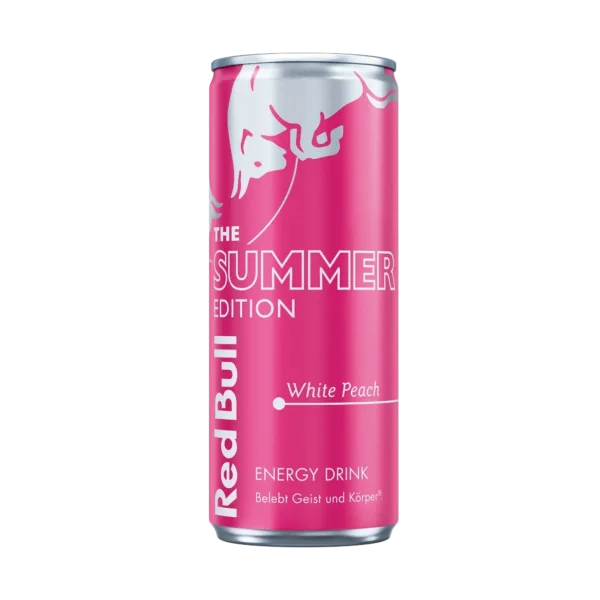 Red Bull Energy Drink Summer Edition White Peach 0,25l