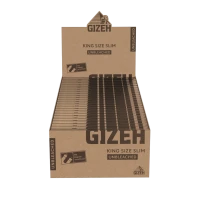 GIZEH Unbleached King Size Slim - 34 Blatt