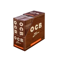 OCB Unbleached Virgin Slim - 32 Blatt