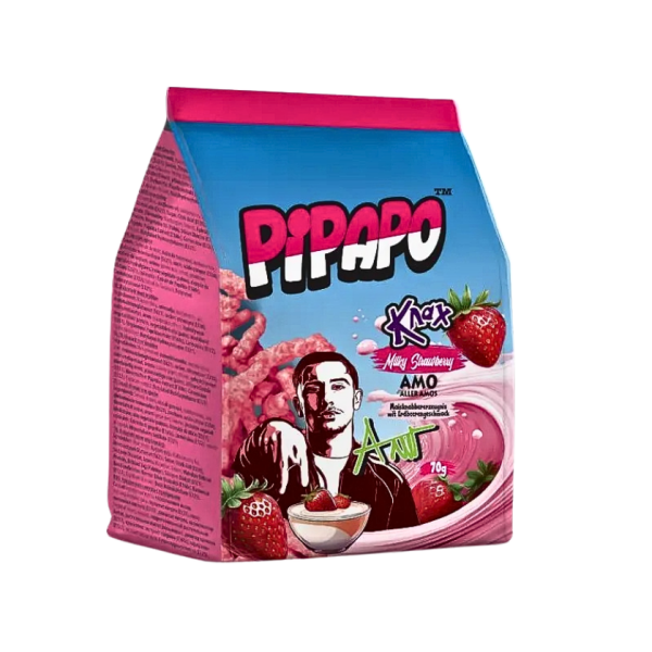 PIPAPO Amo Knax Chips 70g - Milky Strawberry
