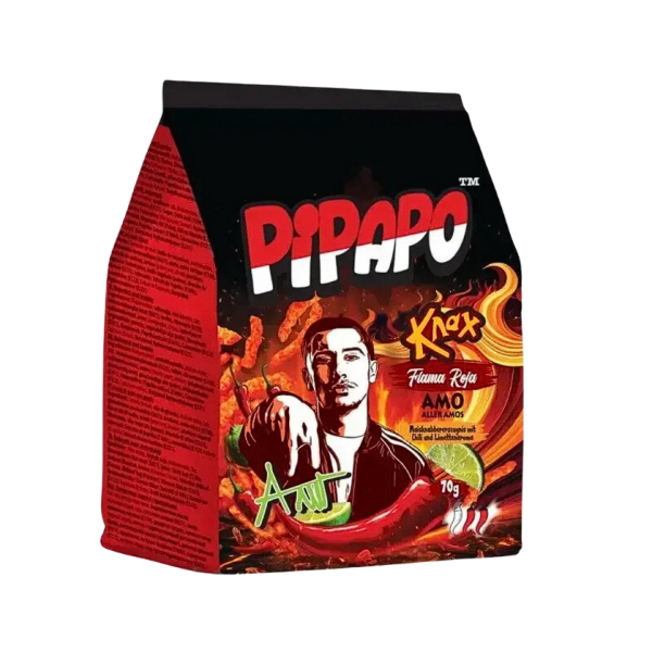PIPAPO Amo Knax Chips 70g - Flama Roja