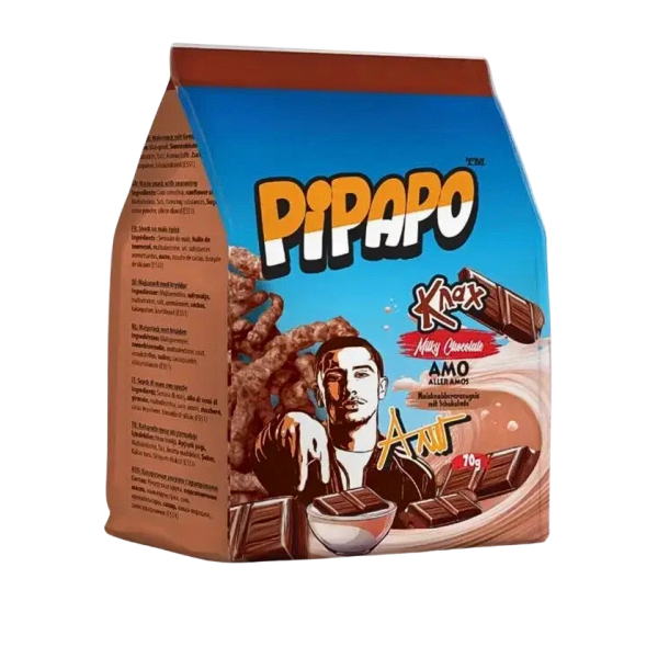 PIPAPO Amo Knax Chips 70g - Milky Chocolate