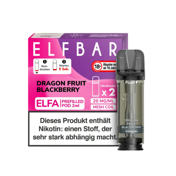 ELFBAR ELFA - Dragon Fruit Blackberry