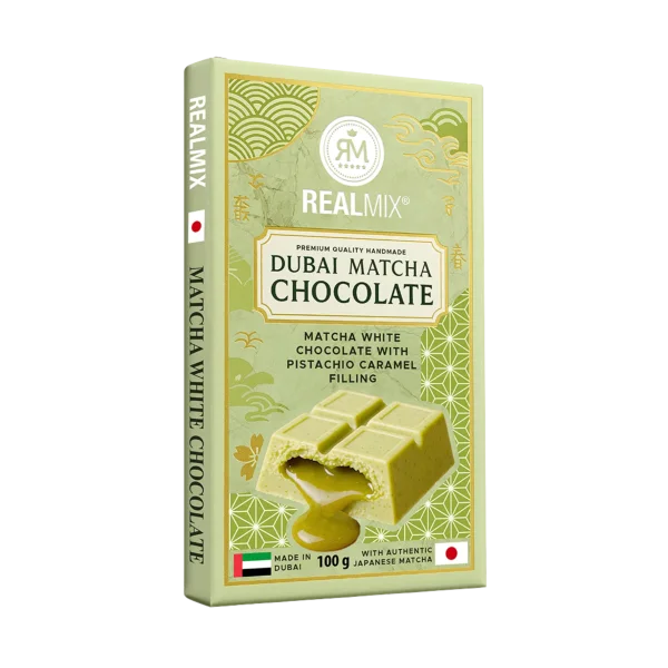Real Mix Dubai Matcha Chocolate 100g