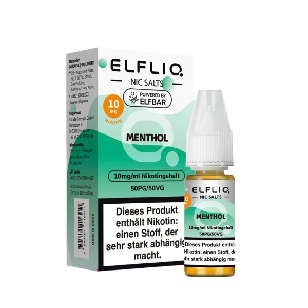 ELFBAR Elfliq - Menthol 10mg Nikotin