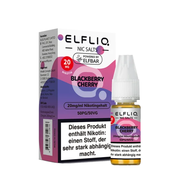 ELFBAR Elfliq - Blackberry Cherry 20mg Nikotin