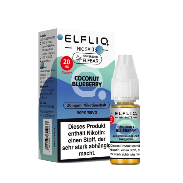 ELFBAR Elfliq - Coconut Blueberry 20mg Nikotin