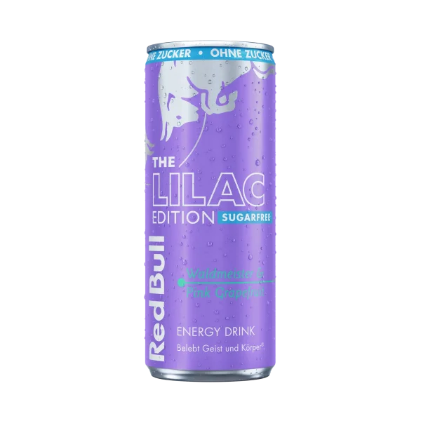 Red Bull Energy Drink Lilac Edition Waldmeister & Grapefruit Sugarfree 0,25l
