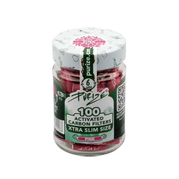 PURIZE Glas Xtra Slim 6mm Pink - 100er Pack